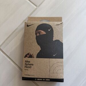 Nike Therma-FIT Sphere Hood 5.0 OSFM Black/Silver Running Balaclava